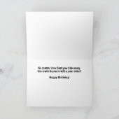 Klassieke motorfiets (Birthday Card) Kaart (Binnen)