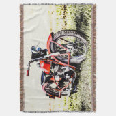 Klassieke Motorfiets Gooi Deken (Voorkant Verticaal)