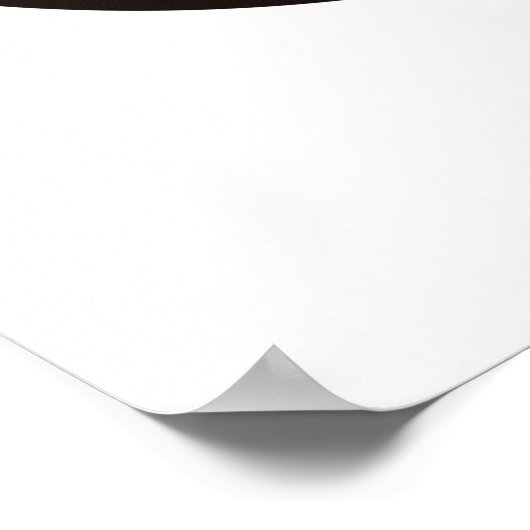 Klassieke motorfiets I Poster (Hoek)