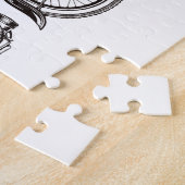 Klassieke motorfiets III Legpuzzel (Zijkant)