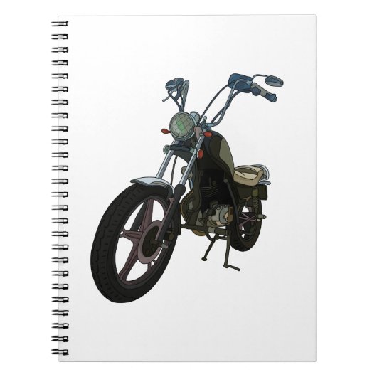 Klassieke motorfiets notitieboek (Voorkant)