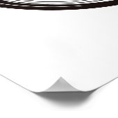 Klassieke motorfiets poster (Hoek)