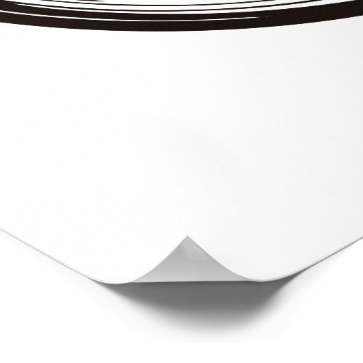 Klassieke motorfiets poster (Hoek)