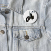 Klassieke  motorfiets ronde button 5,7 cm (In situ)