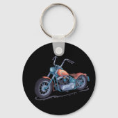 Klassieke motorfiets Sleutelhanger (Voorkant)