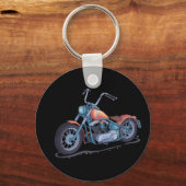 Klassieke motorfiets Sleutelhanger (Voorkant)