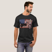 Klassieke motorfiets T-Shirt (Voorkant volledig)