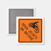 Klassieke Motorfiets Teken - Open gewrichten op Br Magneet (Voorkant / Achterkant)