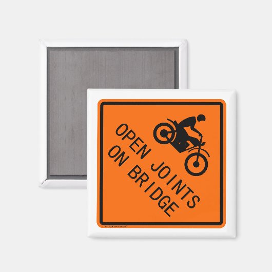 Klassieke Motorfiets Teken - Open gewrichten op Br Magneet (Voorkant / Achterkant)