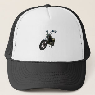 Klassieke motorfiets trucker pet