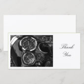 Klassieke motorfietsen - Dank u wel Bedankkaart (Voorkant / Achterkant)