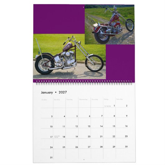 Klassieke motorfietsen II 2015.. Kalender (Jan 2027)
