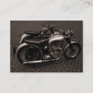 Klassieke motorfietsen, mini-foto visitekaartje