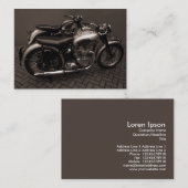 Klassieke motorfietsen, mini-foto visitekaartje (Voorkant / Achterkant)