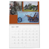 Klassieke motorfietskoppers van gemiddelde grootte kalender (Mar 2027)