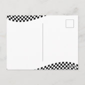 Klassieke motormonteur briefkaart (Achterkant)
