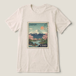 Klassieke Mount Fuji Japan Tri-Blend Shirt