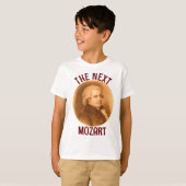 Klassieke Mozart Cute Modern Music Lover T-Shirt (Voorkant volledig)