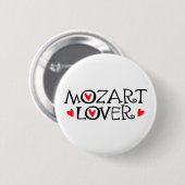 Klassieke Mozart Lover Gift Ronde Button 5,7 Cm (Voorkant /achterkant)