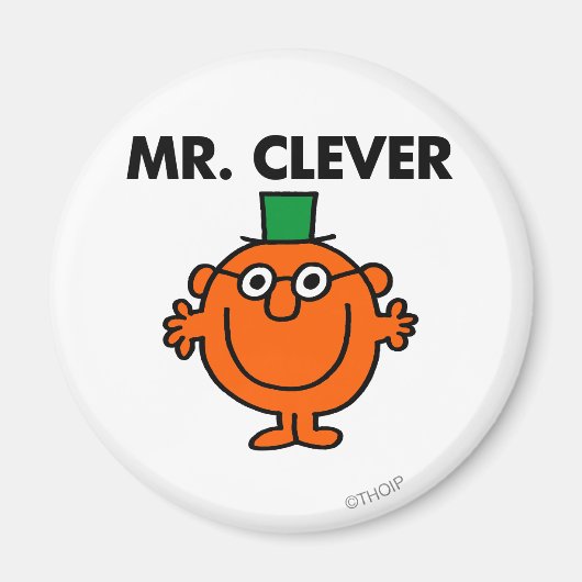 Klassieke Mr Clever Logo Magneet (Voorkant)