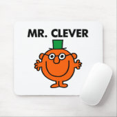 Klassieke Mr Clever Logo Muismat (Met muis)