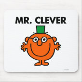 Klassieke Mr Clever Logo Muismat (Voorkant)