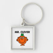 Klassieke Mr Clever Logo Sleutelhanger (Voorkant)
