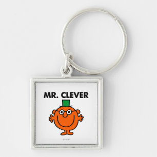 Klassieke Mr Clever Logo Sleutelhanger