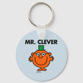Klassieke Mr Clever Logo Sleutelhanger (Voorkant)