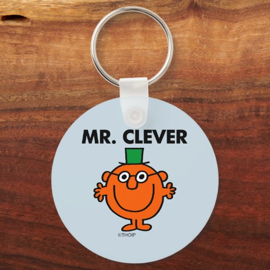Klassieke Mr Clever Logo Sleutelhanger (Achterkant)