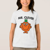 Klassieke Mr Clever Logo Tri-Blend Shirt (Voorkant)