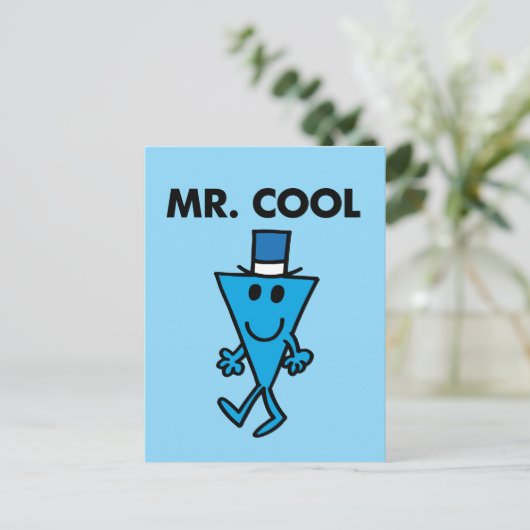 Klassieke Mr Cool Pose Briefkaart (Staand voorkant)