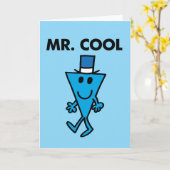 Klassieke Mr Cool Pose Kaart (Gele Bloem)