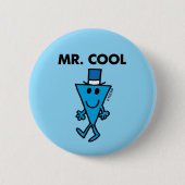 Klassieke Mr Cool Pose Ronde Button 5,7 Cm (Voorkant)