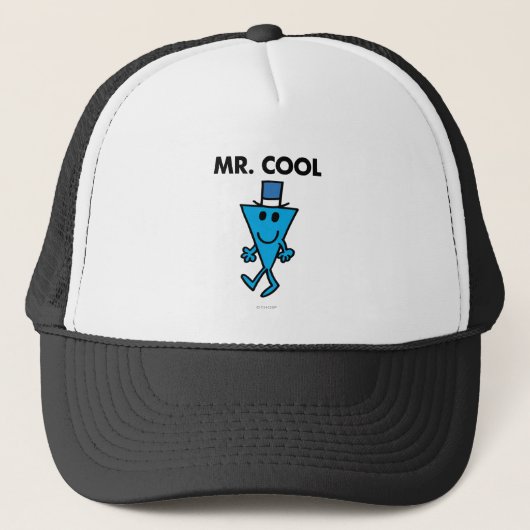Klassieke Mr Cool Pose Trucker Pet (Voorkant)