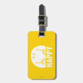Klassieke Mr Happy Bagagelabel (Voorkant verticaal)