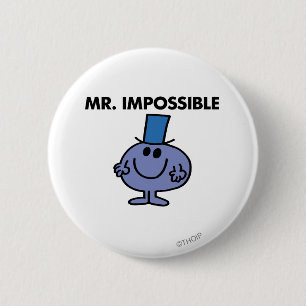Klassieke Mr. Onmogelijk Ronde Button 5,7 Cm