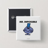 Klassieke Mr. Onmogelijk Vierkante Button 5,1 Cm (Voorkant /achterkant)