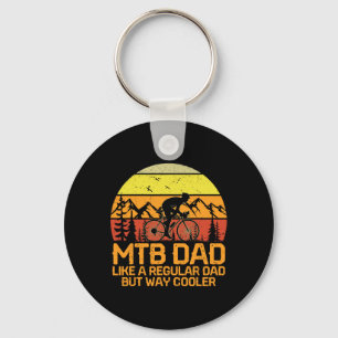 Klassieke Mtb Mountainbike Vader Fietsen Biking Do Sleutelhanger