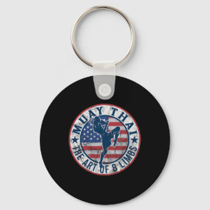 Klassieke Muay Thai Karate Boksen Mixed Martial Ar Sleutelhanger