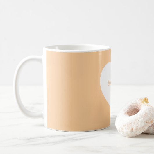 Klassieke mug, 325 ml koffiemok (Met donut)