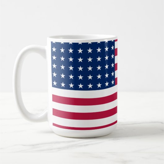 Klassieke mug USA-vlag Koffiemok (Links)