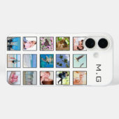 Klassieke Multiple Square Custom Photo Collage Case-Mate iPhone Case (Achterkant (horizontaal))
