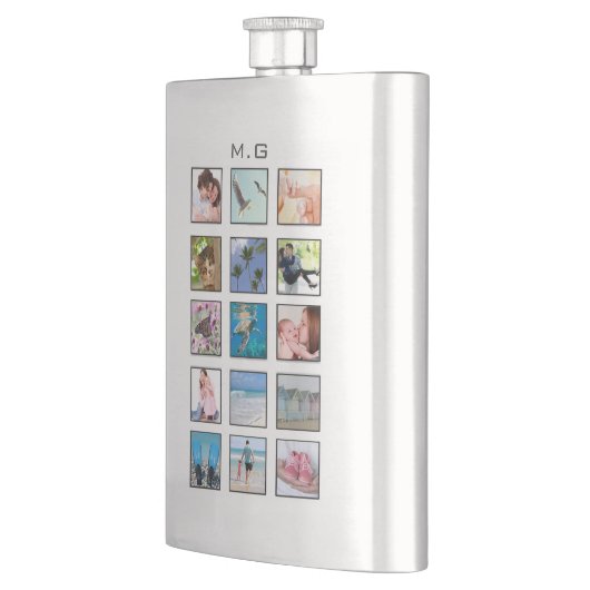 Klassieke Multiple Square Custom Photo Collage Flacon (Links)