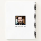 Klassieke Multiple Square Custom Photo Collage Notitieboek (Achterkant)