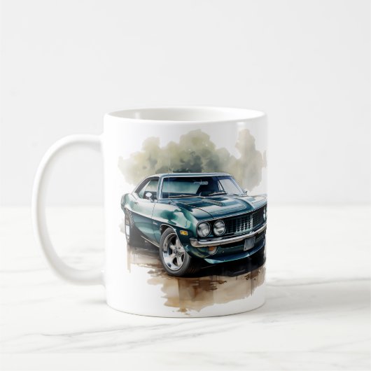 Klassieke Muscle Auto Koffiemok (Links)