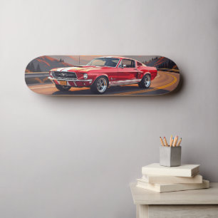 Klassieke Muscle Car 1967 Skateboard