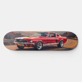 Klassieke Muscle Car 1967 Skateboard (Horizontaal)