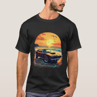 Klassieke Muscle Car Retro Vintage Stijl T-shirt