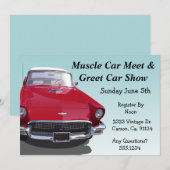 Klassieke musculair autopartij kaart (Voorkant / Achterkant)